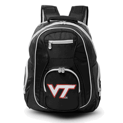 NCAA Virginia Tech Hokies 19" Premium Laptop Backpack with Colored Trim
