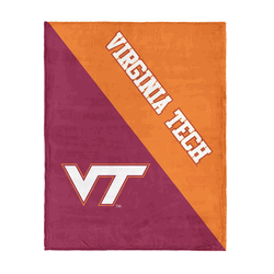 NCAA Virginia Tech Hokies Halftone Silk Touch Throw Blanket 46�60 inches