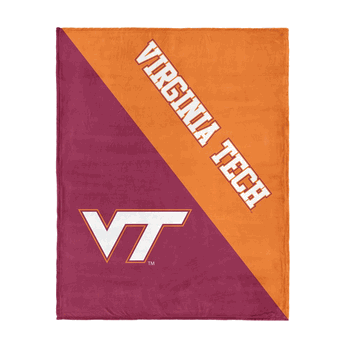 NCAA Virginia Tech Hokies Halftone Silk Touch Throw Blanket 46�60 inches