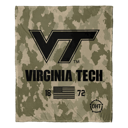 NCAA Virginia Tech OHT Special Ops Silk Touch Throw