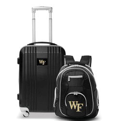NCAA Wake Forest Demon Deacons Premium 2-Piece Backpack & Carry-On Set
