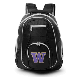 NCAA Washington Huskies 19" Premium Laptop Backpack with Colored Trim