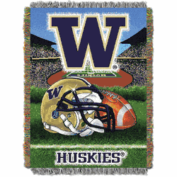 NCAA Washington Huskies Homefield Advantage Tapestry Throw