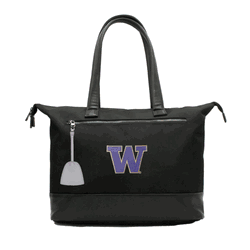 NCAA Washington Huskies Laptop Tote Bag with Colored Zipper Pull Accessory