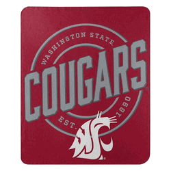 NCAA Washington State Campaign Fleece Throw Blanket 50x60 Inches
