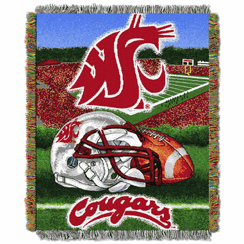NCAA Washington State Cougars Homefield Advantage Tapestry Throw