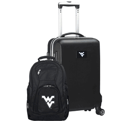 NCAA West Virginia Mountaineers Deluxe 2-Piece Backpack & Carry-On Set