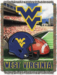 NCAA West Virginia Mountaineers Homefield Advantage Tapestry Throw