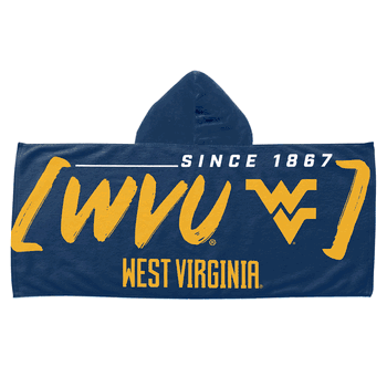 NCAA West Virginia Mountaineers Juvy Hooded Towel