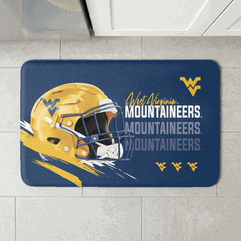 NCAA West Virginia Mountaineers Painted Floor Mat 18�30 inches