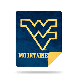 NCAA West Virginia Mountaineers Sliver Knit Throw