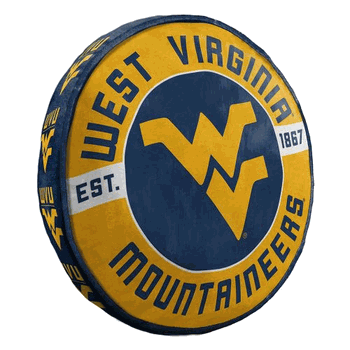 NCAA West Virginia Travel Cloud Pillow 15 Inches
