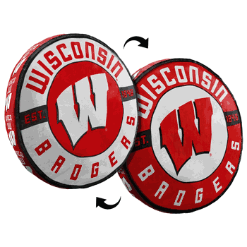 Wisconsin Badgers Cloud Pillow