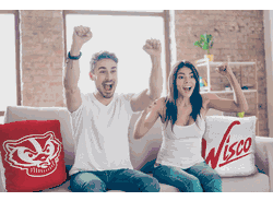 NCAA Wisconsin Badgers Invert Pillow