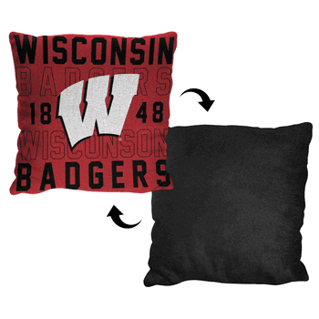 NCAA Wisconsin Badgers Stacked Pillow