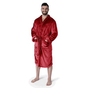 NCAA Wisconsin L/XL SIlk Touch Robe 26x47 Inches