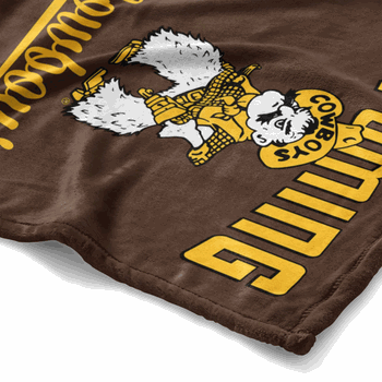 NCAA Wyoming Alumni Silk Touch Throw Blanket 50x60 Inches