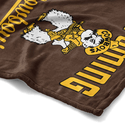 NCAA Wyoming Alumni Silk Touch Throw Blanket 50x60 Inches