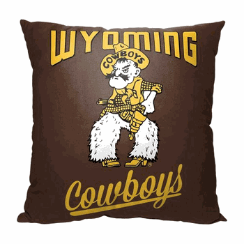 NCAA Wyoming Alumni Throw Pillow 18x18 Inches