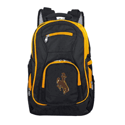 NCAA Wyoming Cowboys 19" Premium Laptop Backpack with Colored Trim