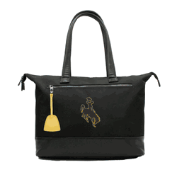 NCAA Wyoming Cowboys Laptop Tote Bag with Colored Zipper Pull Accessory