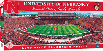 Nebraska Cornhuskers 1000pc Panoramic Puzzle
