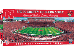 Nebraska Cornhuskers 1000pc Panoramic Puzzle