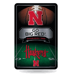Nebraska Cornhuskers  11" x 17" Home Decor Sign