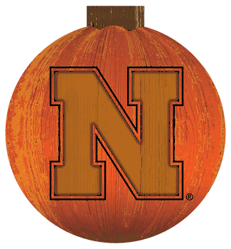 Nebraska Cornhuskers 12 in. Halloween Pumpkin Sign