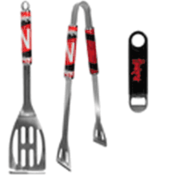 Nebraska Cornhuskers 2 pc BBQ Set and Bottle Opener