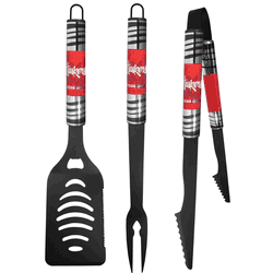 Nebraska Cornhuskers 3 pc Black Tailgater BBQ Set