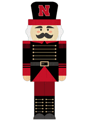Nebraska Cornhuskers 31" Nutcracker Leaner