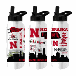 Nebraska Cornhuskers 34oz Native Quencher Bottle