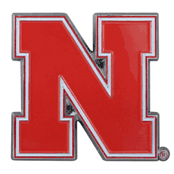 Nebraska Cornhuskers 3D Color Metal Emblem
