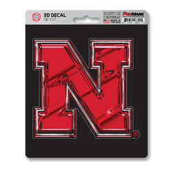 Nebraska Cornhuskers 3D Decal Sticker