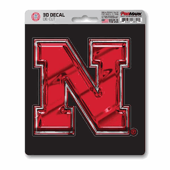 Nebraska Cornhuskers 3D Decal Sticker