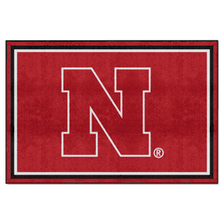 Nebraska Cornhuskers 5ft. x 8 ft. Plush Area Rug