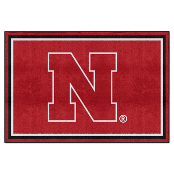 Nebraska Cornhuskers 5ft. x 8 ft. Plush Area Rug