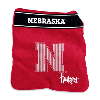 Nebraska Cornhuskers 60x80 Raschel Throw