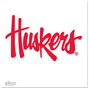 Nebraska Cornhuskers 8 inch Logo Magnets