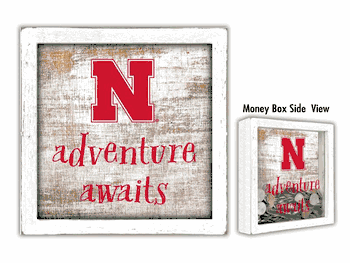Nebraska Cornhuskers Adventure Awaits Money Box