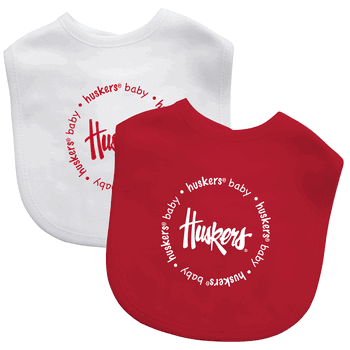 Nebraska Cornhuskers Baby Bibs 2-Pack