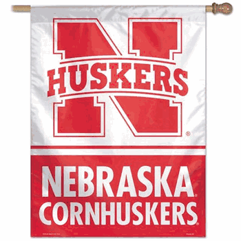 Nebraska Cornhuskers Banner 28x40 Vertical