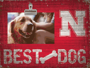 Nebraska Cornhuskers Best Dog Clip Frame