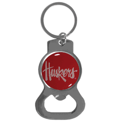 Nebraska Cornhuskers Bottle Opener Key Chain