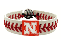 Nebraska Cornhuskers Bracelet Classic Baseball CO