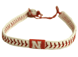 Nebraska Cornhuskers Classic Baseball Necklace