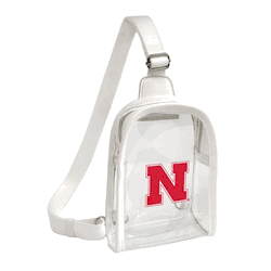 Nebraska Cornhuskers Clear Mini Sling Stadium Bag
