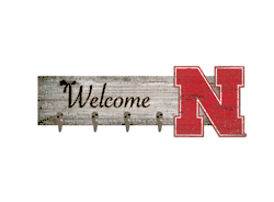 Nebraska Cornhuskers Coat Hanger 6x24