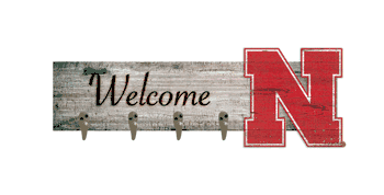 Nebraska Cornhuskers Coat Hanger 6x24